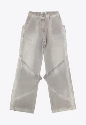 Layered Baggy Jeans