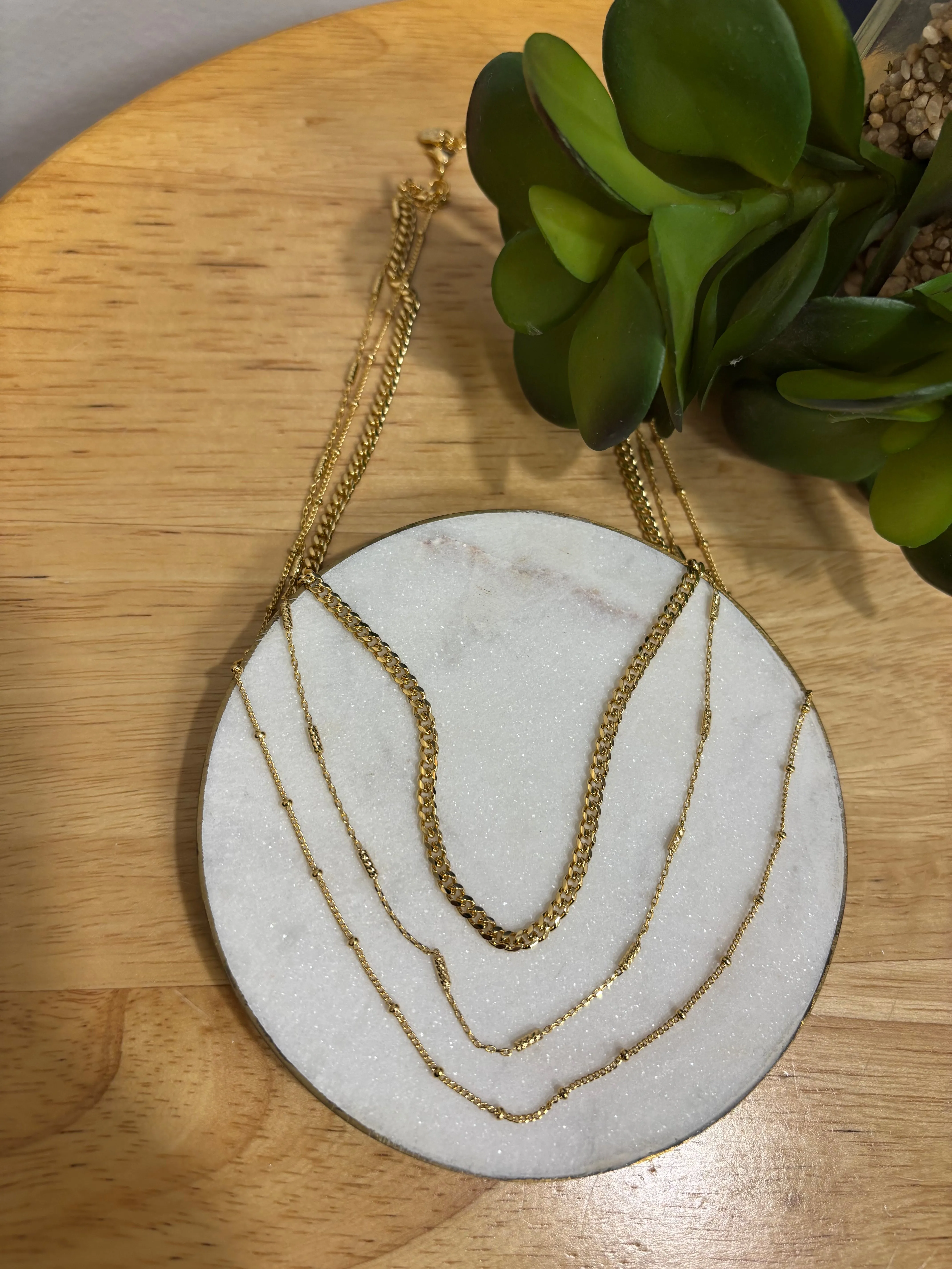 Layered Short Necklace