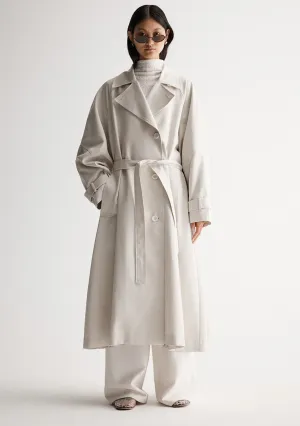 LEONORA Trench Coat | BONE