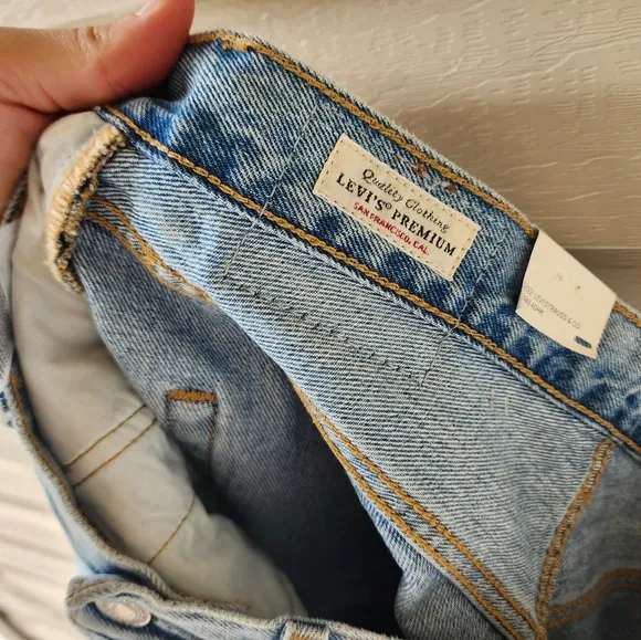 Levi's Premium 501 90's denim shorts