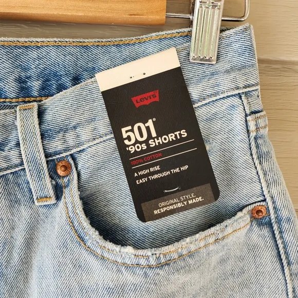 Levi's Premium 501 90's denim shorts