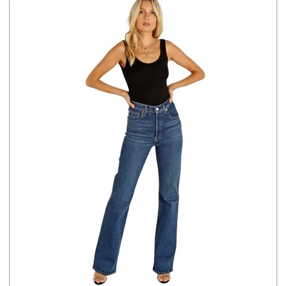 Levi’s Ribcage Boot Jeans 24 New