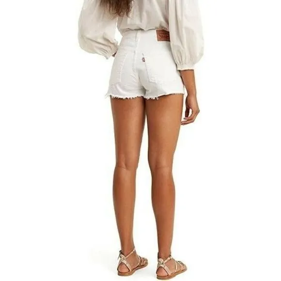 Levi's Women's 501 Cut Off Shorts Size 30 Off Whit