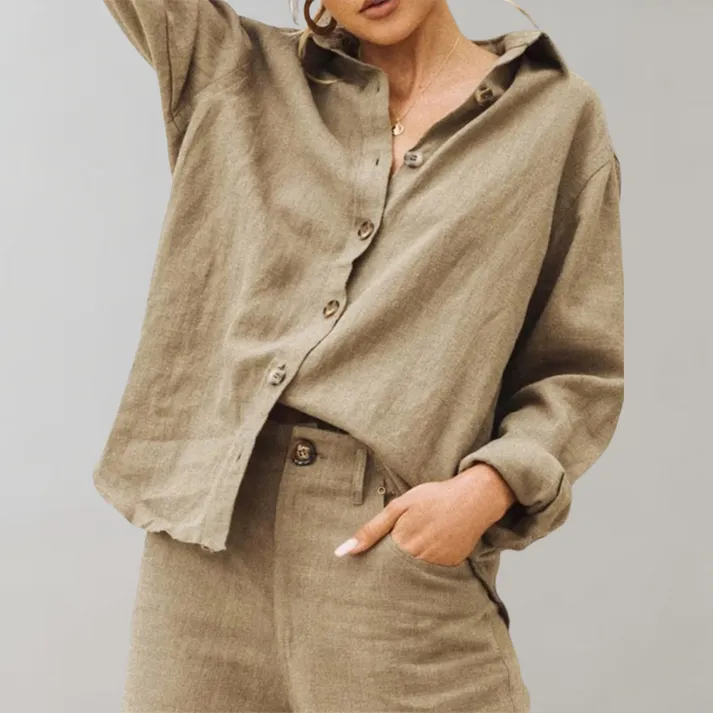 Lia - Women's casual blouse - Comfortable & ; versatile for everyday wear