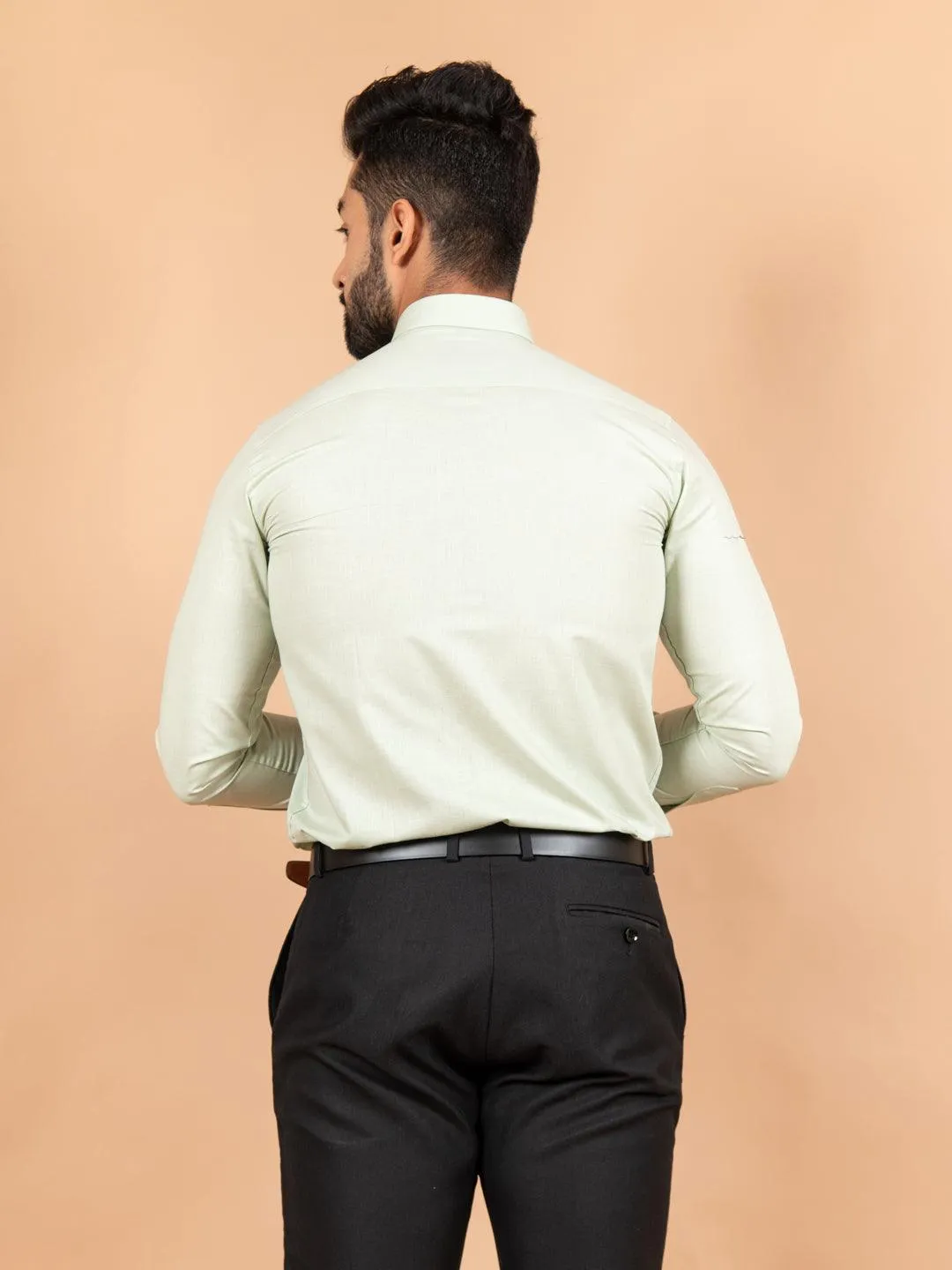 Light Green Linen Shirt