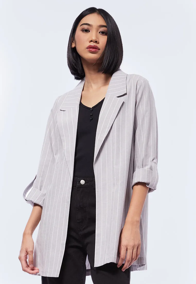 Light Weight Striped Blazer