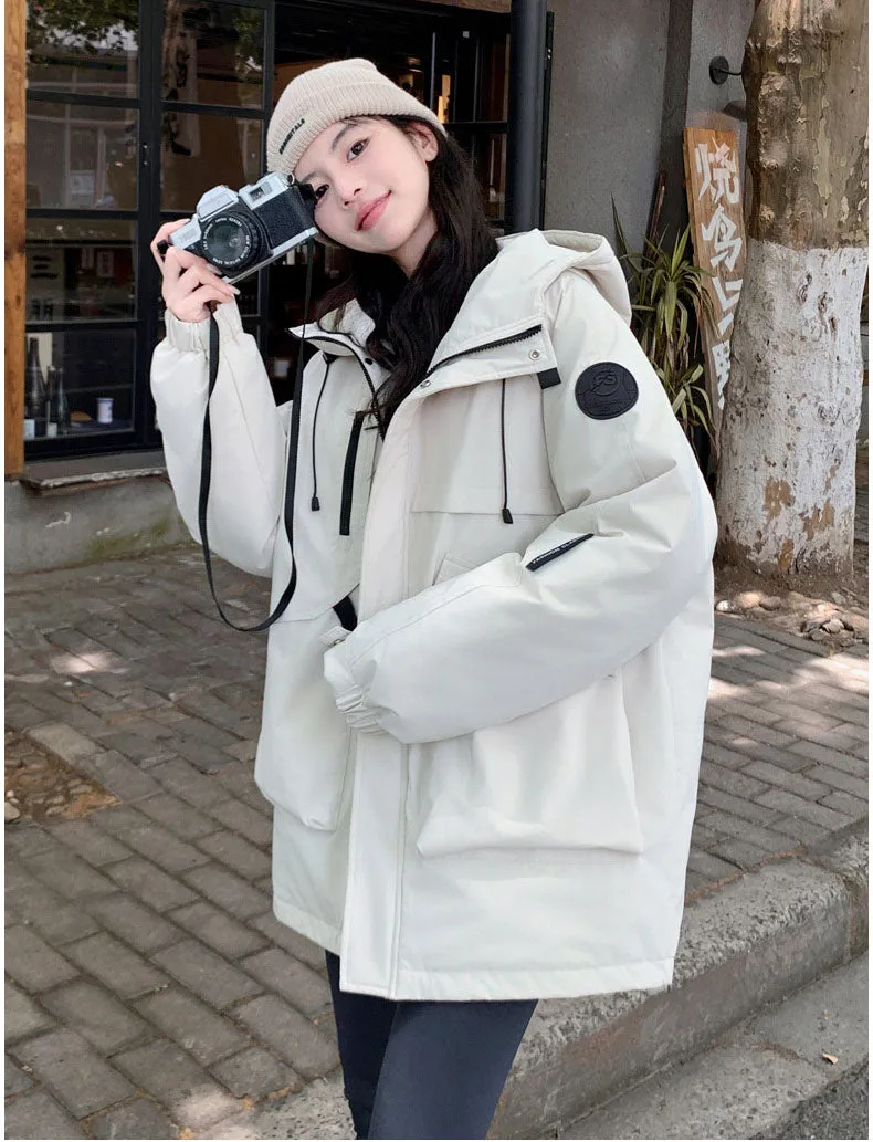 Lightweight and Breathable Outdoor Hooded Puffer Jacket for Women