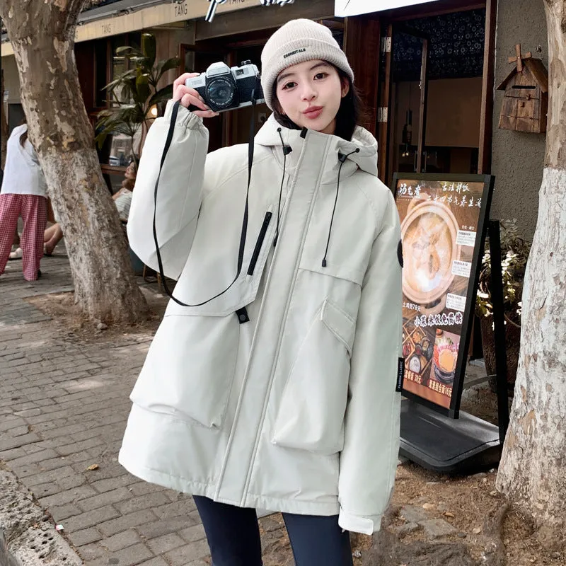 Lightweight and Breathable Outdoor Hooded Puffer Jacket for Women