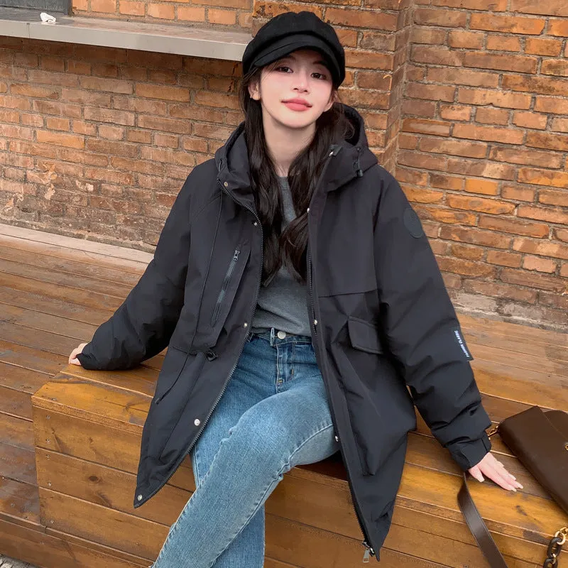 Lightweight and Breathable Outdoor Hooded Puffer Jacket for Women