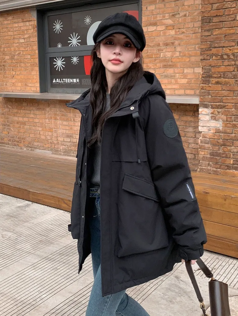 Lightweight and Breathable Outdoor Hooded Puffer Jacket for Women