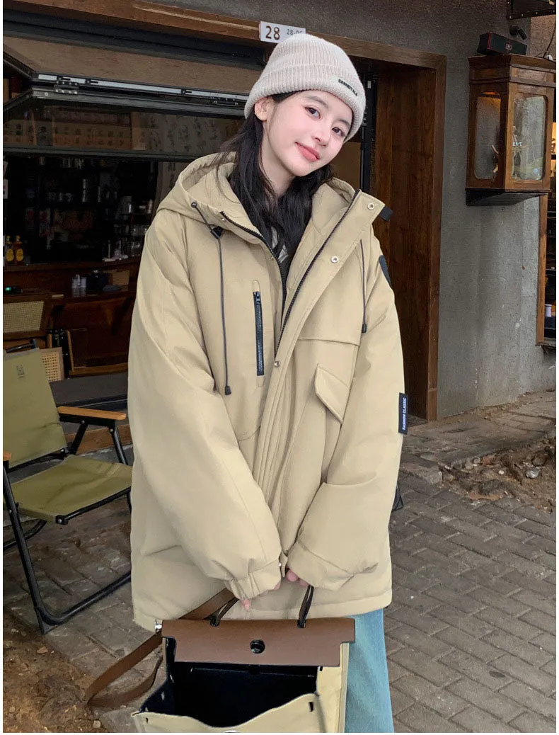 Lightweight and Breathable Outdoor Hooded Puffer Jacket for Women