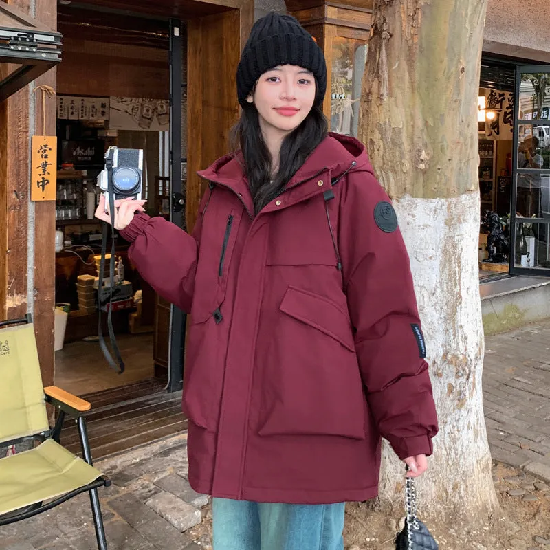 Lightweight and Breathable Outdoor Hooded Puffer Jacket for Women