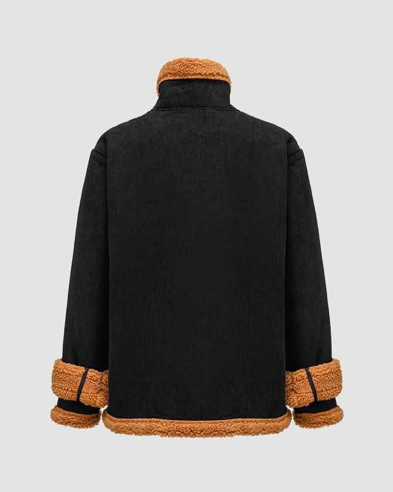 Lillfell Fuzz Piping Oversized Jacket