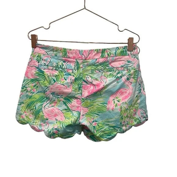Lilly Pulitzer Florida flamingo size 2 buttercup shorts