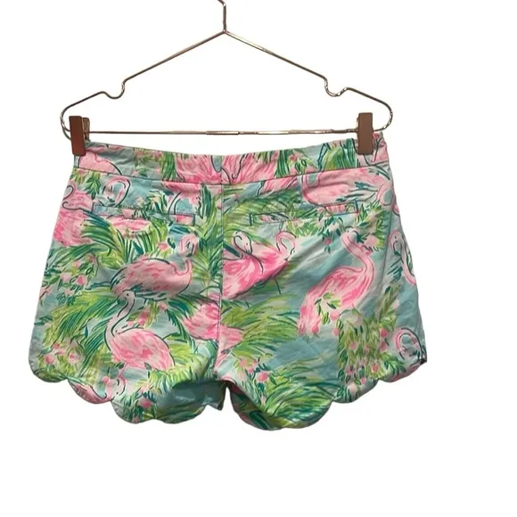 Lilly Pulitzer Florida flamingo size 2 buttercup shorts