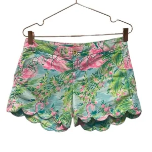 Lilly Pulitzer Florida flamingo size 2 buttercup shorts