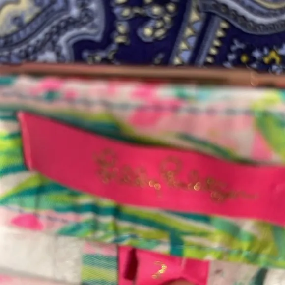 Lilly Pulitzer Florida flamingo size 2 buttercup shorts