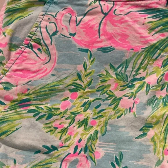 Lilly Pulitzer Florida flamingo size 2 buttercup shorts