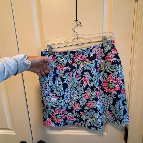 LILLY PULITZER Luxletic skort, pineapple print