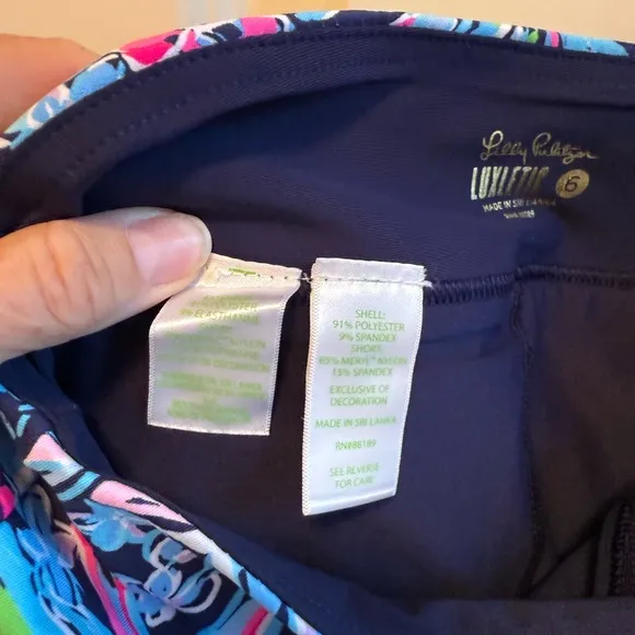 LILLY PULITZER Luxletic skort, pineapple print