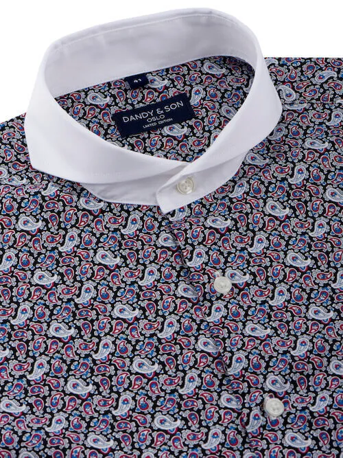 Limited Edition Extreme Cutaway Paisley Contrast Shirt
