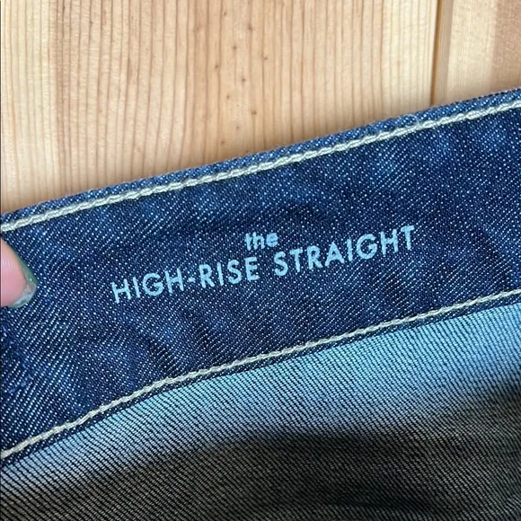 LIVERPOOL The High Rise Straight Dark Wash Jeans