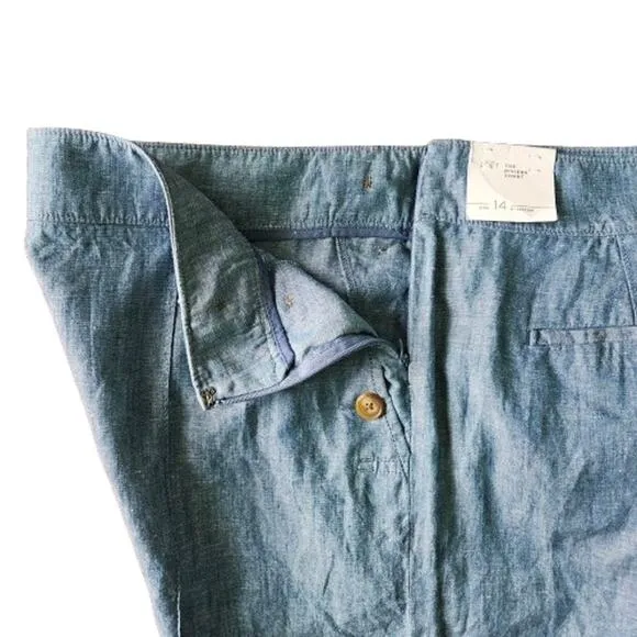 LOFT Riviera 4 Inch Shorts in Chambray