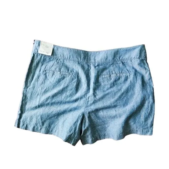 LOFT Riviera 4 Inch Shorts in Chambray