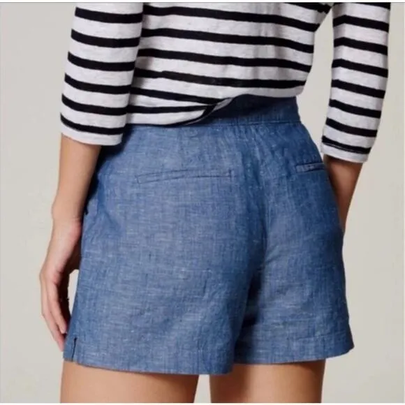 LOFT Riviera 4 Inch Shorts in Chambray