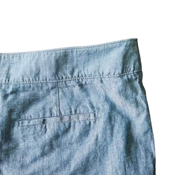 LOFT Riviera 4 Inch Shorts in Chambray