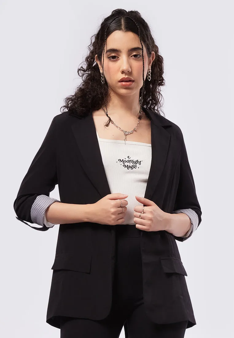 Long Sleeve Loose Blazer