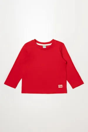 Long Sleeve T-Shirt Red