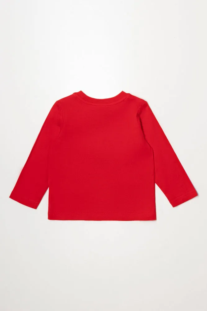 Long Sleeve T-Shirt Red