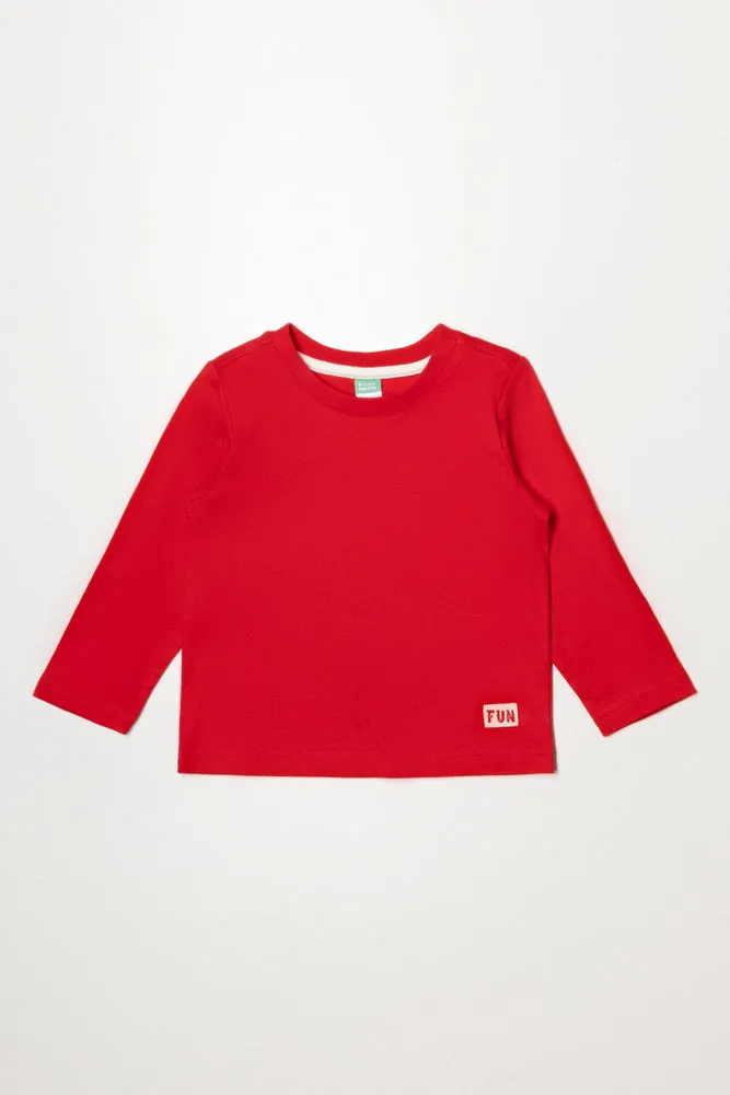 Long Sleeve T-Shirt Red