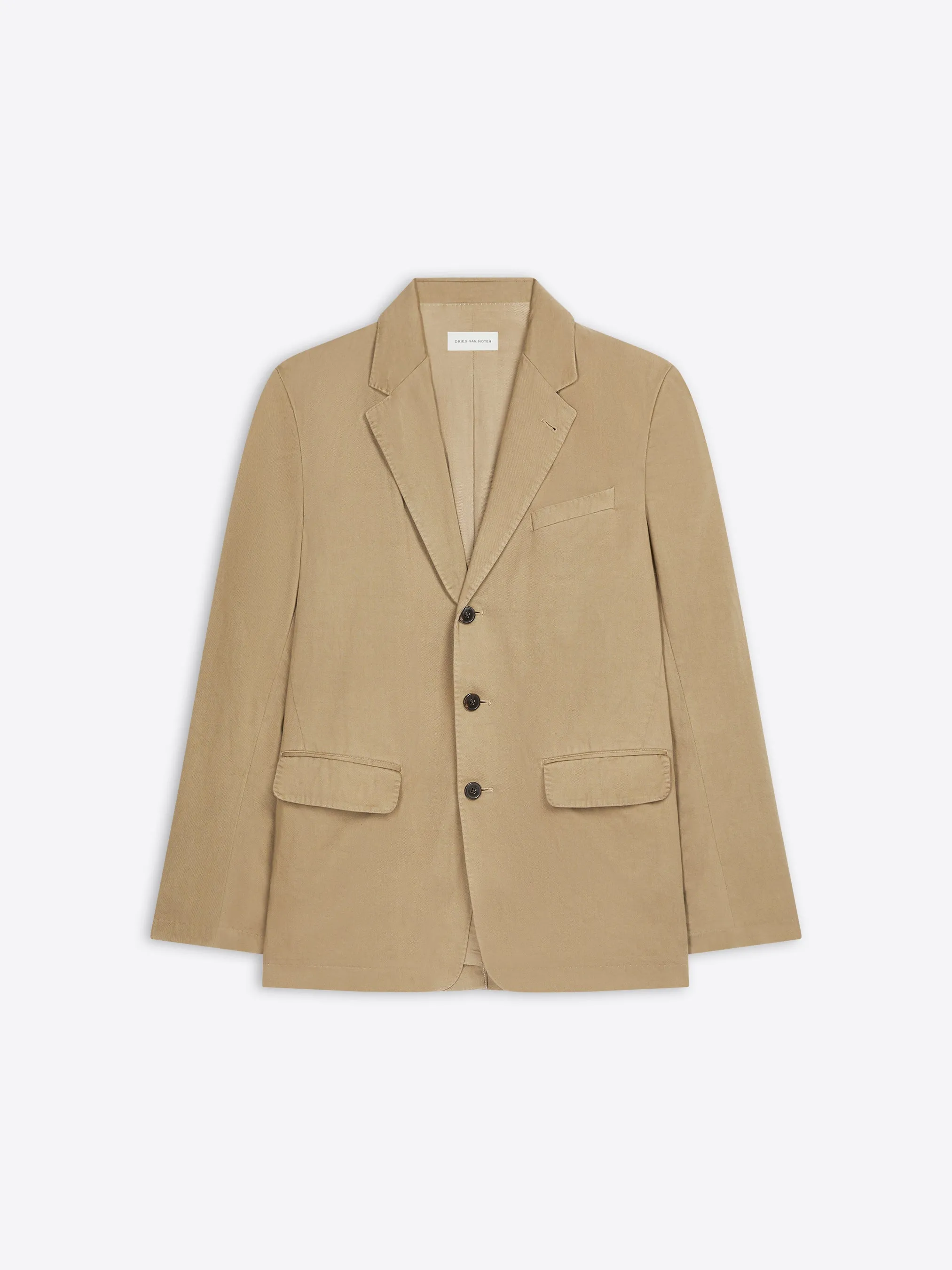 Loose cotton blazer
