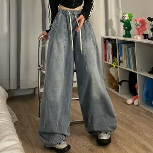 Loose Simple Style Baggy Boyfriend Jeans