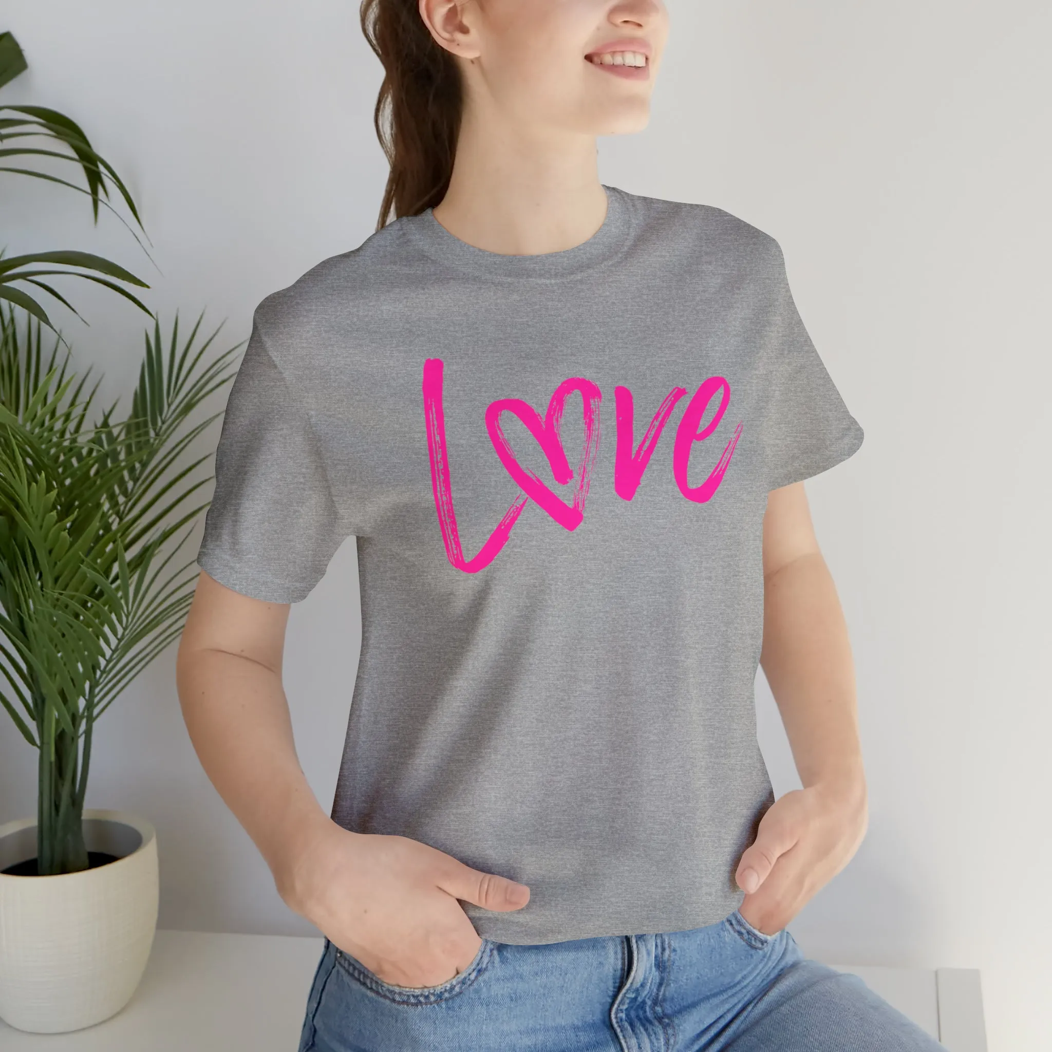 Love Brushscript Short Sleeve Tee