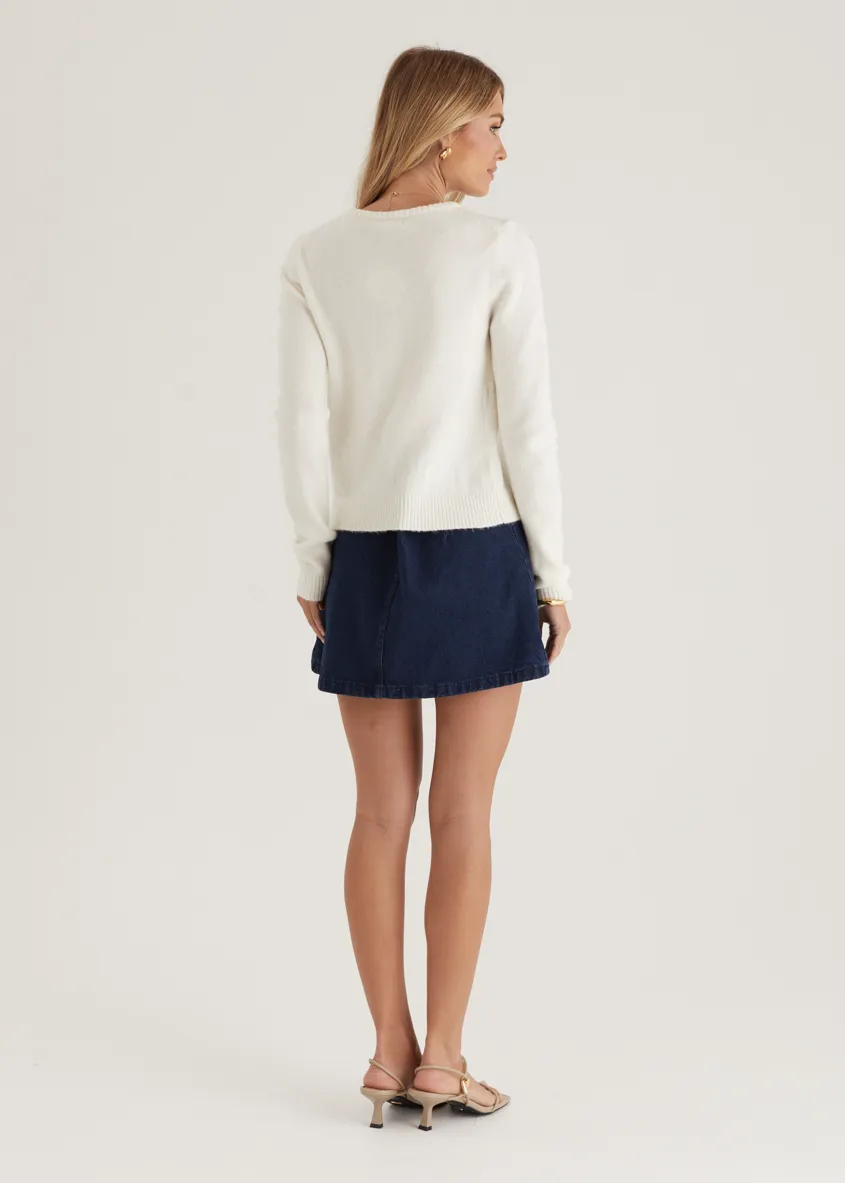 Lucina Cardigan - Cream