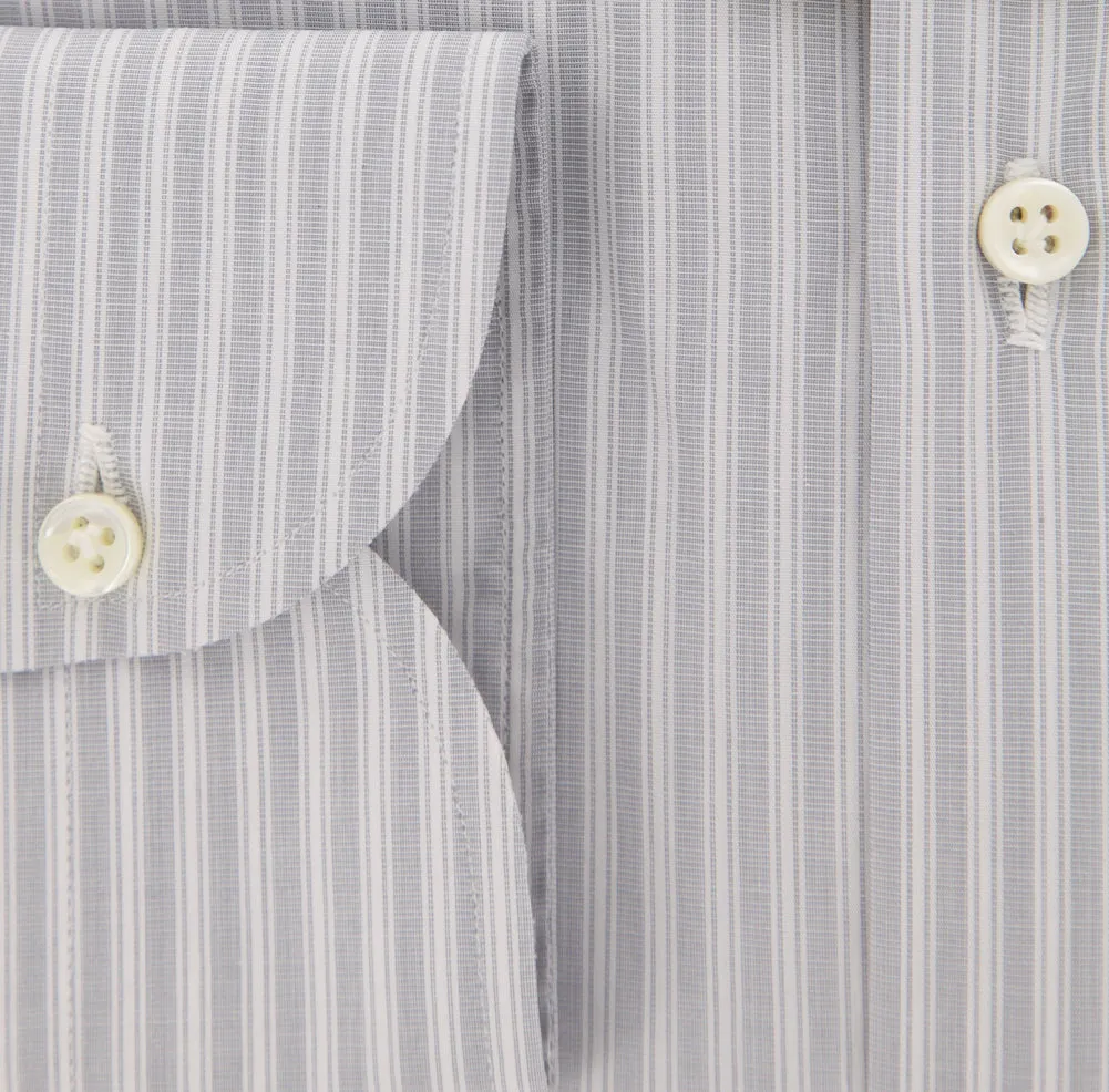 Luigi Borrelli Light Gray Shirt - 16 US / 41 EU