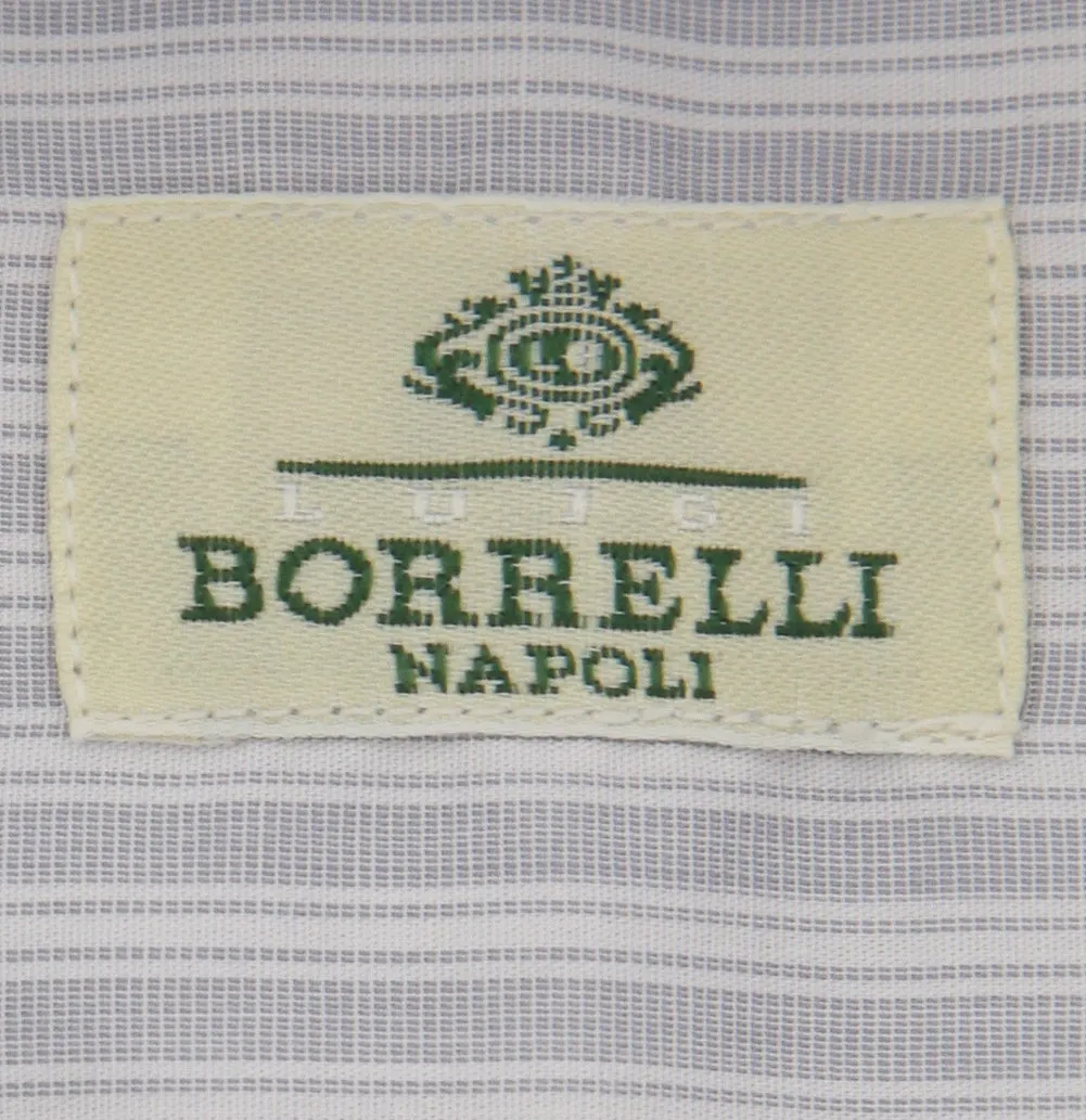Luigi Borrelli Light Gray Shirt - 16 US / 41 EU