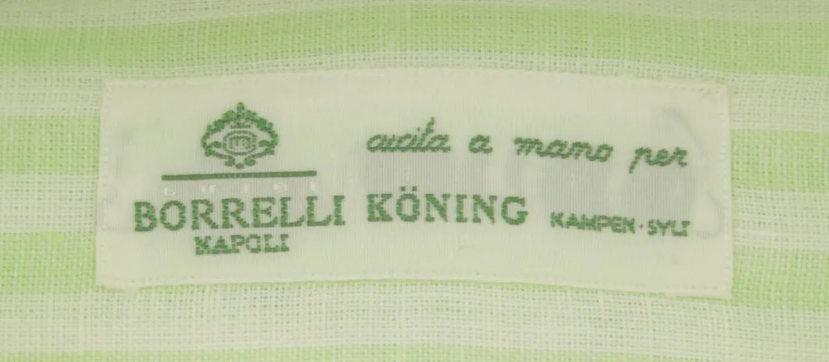Luigi Borrelli Light Green Shirt - Slim