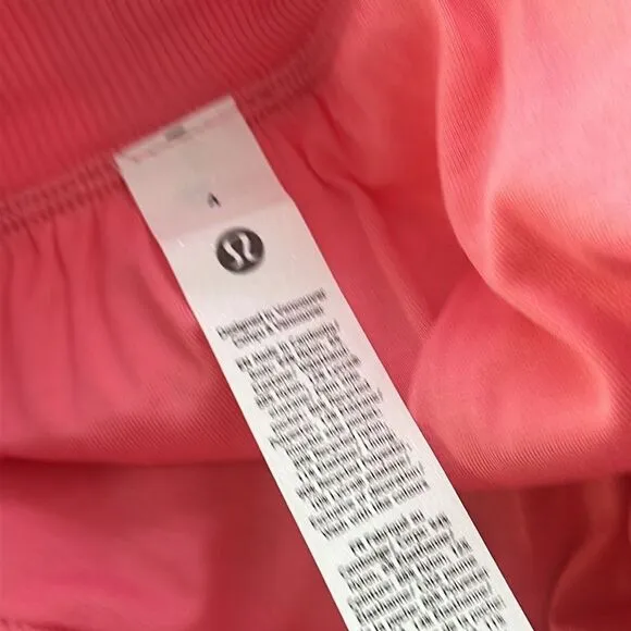 Lululemon Dance Studio High-Rise Short 3.5&quot; Sakura pink size 4 NWT