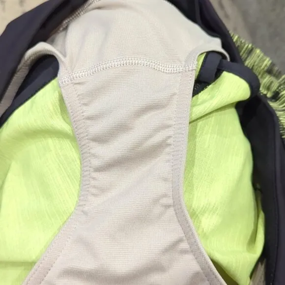 Lululemon Speed Short (2 1/2&quot;)Down Pour Lime Light / Black