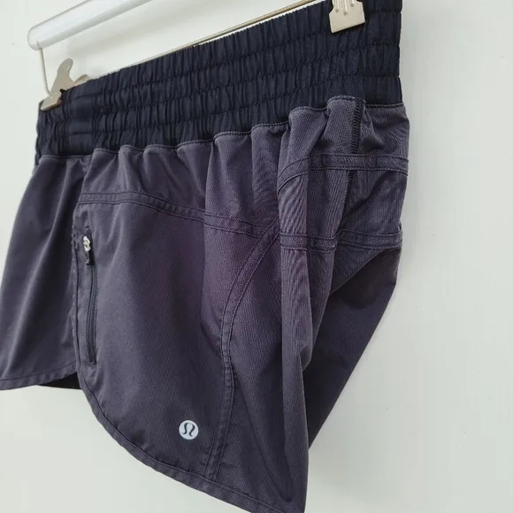 Lululemon Tracker Short II 2-way Stretch Black Size 8