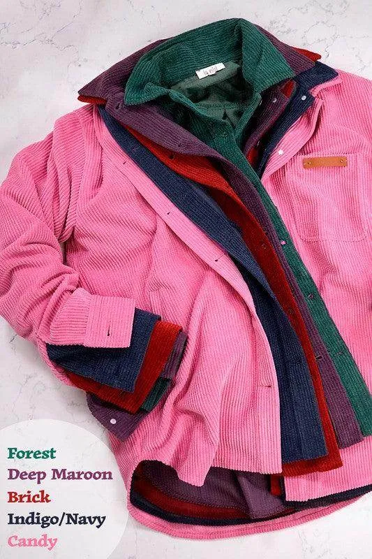 Madera Corduroy Shacket