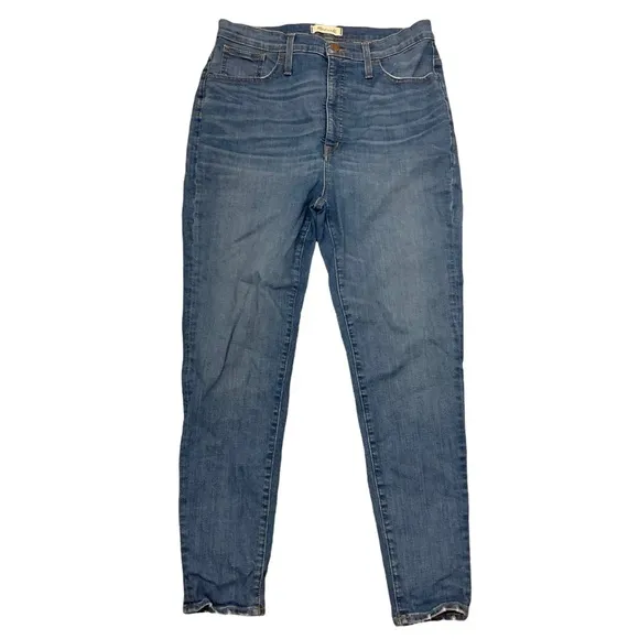 Madewell 11&quot; High-Rise Skinny Jeans in Maricopa Wash women’s size 32 stretchy