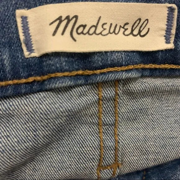 Madewell 11&quot; High-Rise Skinny Jeans in Maricopa Wash women’s size 32 stretchy