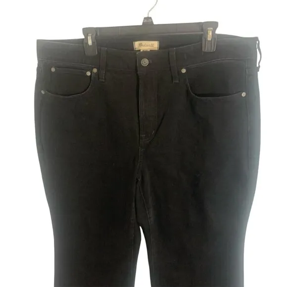 Madewell Black Jeans Ladies Sz 16W Perfect Vintage Flare