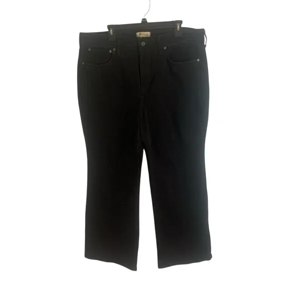 Madewell Black Jeans Ladies Sz 16W Perfect Vintage Flare