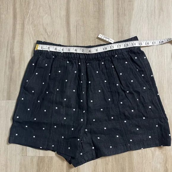 Madewell Jacquard Easy Pull-On Shorts in Square Spot Small